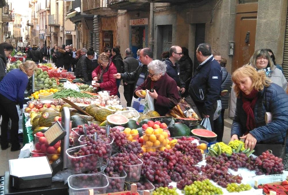 L’Ajuntament de Tàrrega treu a concurs 11 noves places del mercat setmanal dels dilluns